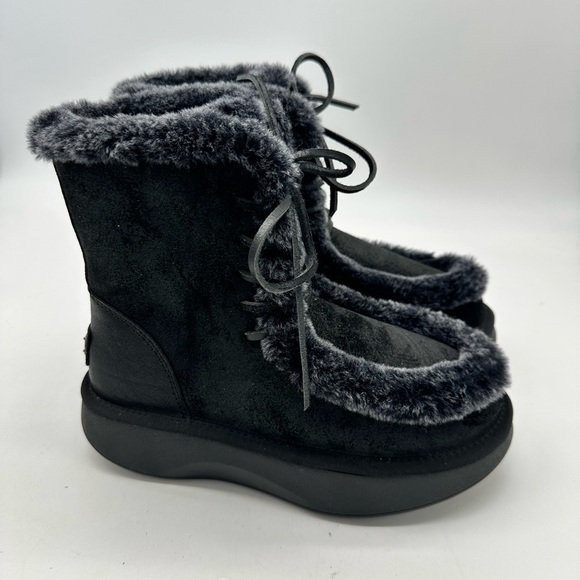Australia Luxe Collective Black Boots Paige Black Aged Suede - size 8 NWT - Picture 2 of 7